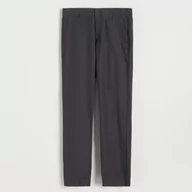 Spodnie męskie - Reserved - Bawełniane spodnie chino - Czarny - miniaturka - grafika 1