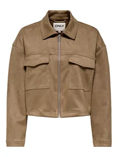 ONLY Kurtka z imitacji skóry Stina 15351260 Brązowy Regular Fit - Kurtki damskie - miniaturka - grafika 1