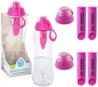 Butelki filtrujące - Butelka Filtrująca Dafi 0,5L + 5  Filtrów Różowa Flamingowa - miniaturka - grafika 1