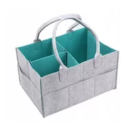 Kosmetyczki, organizery i kuferki - Organizer stojący filc szaro - zielony ORM02SZ - miniaturka - grafika 1