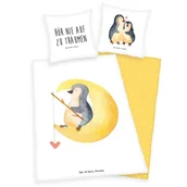 Pościel dla dzieci - Dziecięca pościel bawełniana Pingwiny, 140 x 200 cm, 70 x 90 cm - miniaturka - grafika 1