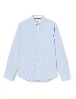 Koszule męskie - BLEND Koszula męska, Niebieski (Regata 74010), M - grafika 1