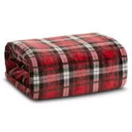 Koce - Świąteczny koc BLISS 150x200 kratka - miniaturka - grafika 1