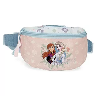 Disney Frozen Own Your Destiny Mały pasek na biodro Niebieski 27x11x6,5 cms Poliester, niebieski, Riñonera Pequeña, Mała stanika - Plecaki - miniaturka - grafika 1