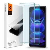 Szkła hartowane na telefon - Szkło hartowane SPIGEN Glas.Tr Slim do Xiaomi Redmi Note 12 Pro 5G/12 Pro+ Plus 5G/Poco X5 Pro 5G Przezroczysty - miniaturka - grafika 1