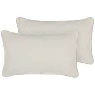 Poduszki dekoracyjne - 2 Poduszki Dekoracyjne 30 X 50 Cm Białe Heliotrope - miniaturka - grafika 1