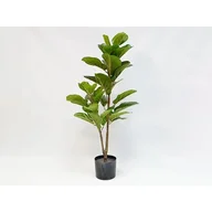 Sztuczne kwiaty - Fikus dębolistny w doniczce 90 cm - miniaturka - grafika 1