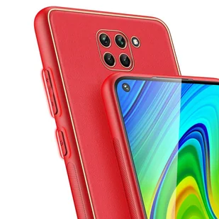 Dux Ducis Yolo eleganckie etui pokrowiec ze skóry ekologicznej Xiaomi Redmi 10X 4G / Xiaomi Redmi Note 9 czerwony - Etui i futerały do telefonów - miniaturka - grafika 7