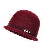 Czapki damskie - Kapelusz damski CARMEN Bordo - miniaturka - grafika 1