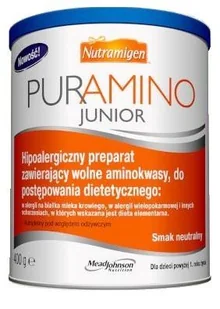 Nutramigen Puramino Junior, proszek 400 g - Mleko modyfikowane - miniaturka - grafika 1