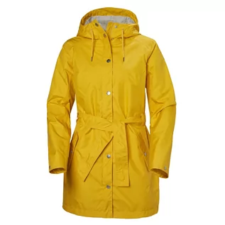 Kurtki damskie - Damski płaszcz przeciwdeszczowy Helly Hansen Lyness II essential yellow - S - grafika 1