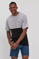 Koszulki męskie - Vans T-shirt męski kolor szary gładki - miniaturka - grafika 1