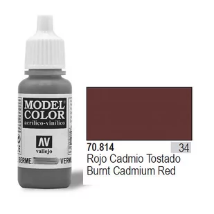 VALLEJO Farba Nr34 Cadiu m Umber Red 17mlMatt - Akcesoria i części modelarskie - miniaturka - grafika 1