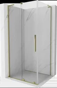 Kabiny prysznicowe - Mexen Velar L kabina prysznicowa rozsuwana 120x85 cm, transparent, złota - 871-120-085-03-50 - miniaturka - grafika 1