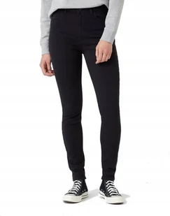 WRANGLER SKINNY BLACK W20KB840N 26/32 - Spodnie damskie - miniaturka - grafika 1