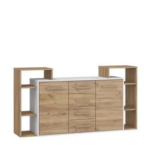 Komoda 2D4S RIO-06 Rio MebloCross Dąb Artisan / Biały Mat - Komody - miniaturka - grafika 1