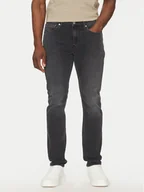 Spodnie męskie - Calvin Klein Jeans Jeansy J30J327149 Szary Slim Fit - miniaturka - grafika 1