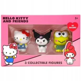 PROMO Figurka Hello Kitty And Friends 3-pack gumki do ścierania p24 - Gumki biurowe - miniaturka - grafika 1