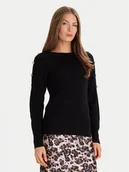 Swetry damskie - Morgan Sweter 252-MTECNA Czarny Regular Fit - miniaturka - grafika 1