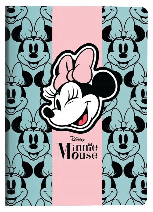 DISNEY FASHION - ZESZYT A5 - 60 K. KRATKA (bm) MIX WZORÓW - MINNIE MOUSE