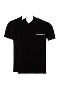 Koszulki męskie - Emporio Armani T-shirt męski (2 sztuki), czarny/czarny, XL - miniaturka - grafika 1