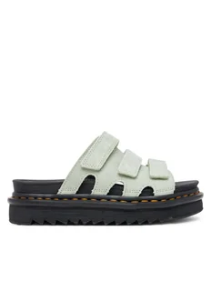 Dr. Martens Klapki Raine DM40521300 Zielony - Klapki i japonki damskie - miniaturka - grafika 1