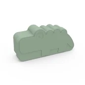 Lunch boxy - Done by Deer Done by Deer - Done by Deer Pudełko Lunchbox Croco Green - miniaturka - grafika 1