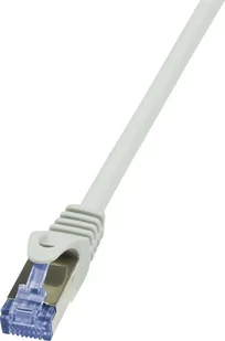 LogiLink CAT 6a Patchcord S/FTP Szary 50m CQ3142S - Patchcordy - miniaturka - grafika 1