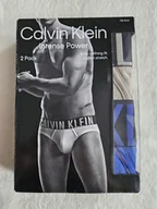 Majtki męskie - CALVIN KLEIN Majtki wielokolorowe slipy 2 pack M - miniaturka - grafika 1
