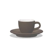 Filiżanki - Filiżanka do espresso Club House Tulipano 70ml Mokka - Brązowa - miniaturka - grafika 1