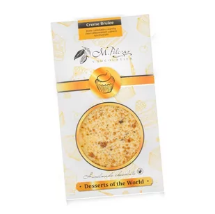 M.PELCZAR CHOCOLATIER Biała czekolada Desery Świata Szarlotka 5902768996319 - Czekolada - miniaturka - grafika 1