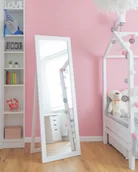 Lustra - Duże lustro stojące 170x60 cm rama BIAŁA PREMIUM - miniaturka - grafika 1