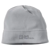 Czapki damskie - Czapka zimowa JACK WOLFSKIN REAL STUFF BEANIE 1909852-6046 – Srebrny - miniaturka - grafika 1