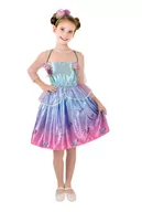 Stroje karnawałowe - Barbie Barbie 11666.4-5 kostiumy, Ragazza, Azzurro/Viola/Pink, 4-5 anni 11666.4-5 - miniaturka - grafika 1