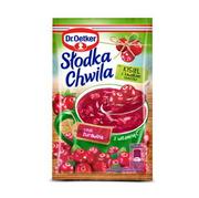 Batoniki - Dr. Oetker Dr Oetker SŁODKA CHWILA KISIEL ŻURAWINOWY Z OWOCAMI 32,5G DR OETKER zakupy dla domu i biura 14316640 - miniaturka - grafika 1