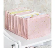 Dekoracje domu - Organizer do szafy 37,5x24,5x17,5 cm różowy - miniaturka - grafika 1