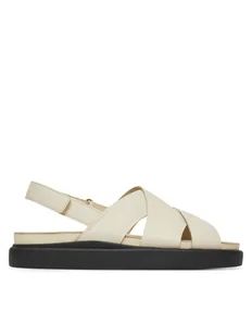 Clarks Sandały Aristella Sun 26181257 Beżowy - Sandały damskie - miniaturka - grafika 1