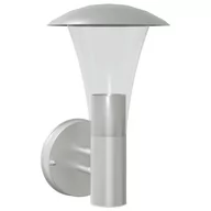 Lampy ogrodowe - vidaXL Kinkiet zewnętrzny, srebrny, stal nierdzewna - miniaturka - grafika 1