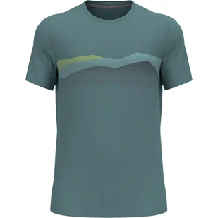 Koszulka z krótkim rękawem męska ODLO F-Dry Ridgeline T-Shirt Crew Neck s/s - Koszulki męskie - miniaturka - grafika 1