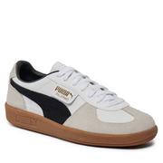 Półbuty męskie - Sneakersy Puma Palermo Lth 396464 01 Beżowy - miniaturka - grafika 1