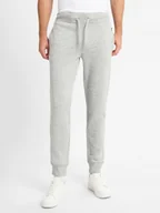 Bluzy męskie - Superdry Męska bluza z kapturem Mężczyźni szary jednolity, S - miniaturka - grafika 1
