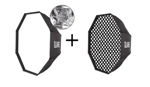 GlareOne Easy Fold 80 cm + Grid X5 80 cm mocowanie Bowens - Softboxy - miniaturka - grafika 1