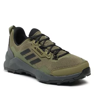 Buty trekkingowe męskie - Trekkingi adidas Terrex AX4 Hiking Shoes HP7390 Zielony - grafika 1