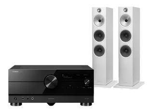 Yamaha RX-A4A (czarny) + 603 S2 Anniversary Edition (biały) - Zestawy stereo - miniaturka - grafika 1