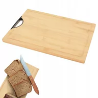 Deski do krojenia - Deska do krojenia serwowania drewniana kuchenna - miniaturka - grafika 1