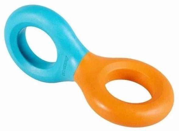 COOCKOO ZABAWKA DLA PSA GUMOWA DOODLE NIEBIESKO/POMARAŃCZOWA /3/36