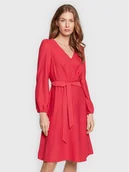 Sukienki - NAF NAF Sukienka koktajlowa Kamay THNR12 Różowy Regular Fit - miniaturka - grafika 1