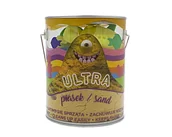 Zabawki kreatywne - Ultra Piasek 900g żółty + 4 foremki Morskie życie - EPEE - miniaturka - grafika 1