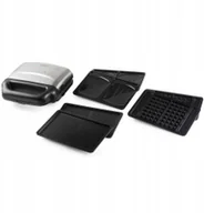 Opiekacze - Domo DO9290C opiekacz do kanapek 3w1 inox - miniaturka - grafika 1