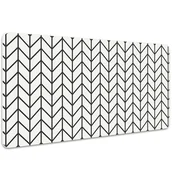 Podkładki na biurko - Mata na biurko Geometryczny wzór w jodełkę 100x50 cm - miniaturka - grafika 1